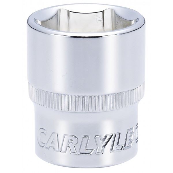 Carlyle Tools Socket - Shallow - Metric Standard - 1/2In. Dr - 23 mm - image 1