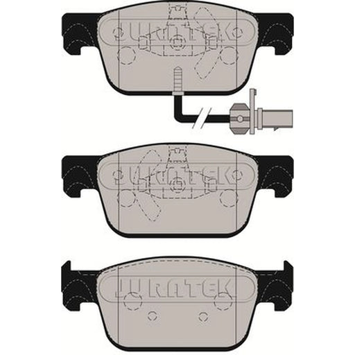 Juratek Front Brake Pad Set fits Audi A4 Allroad B9 2016-2019 2.0