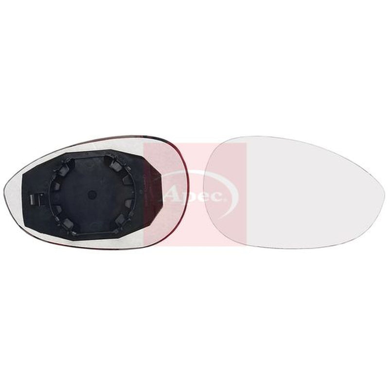 Apec Exterior Wing Mirror Glass Right fits Abarth 500 / 595 / 695 2008 on 1.4