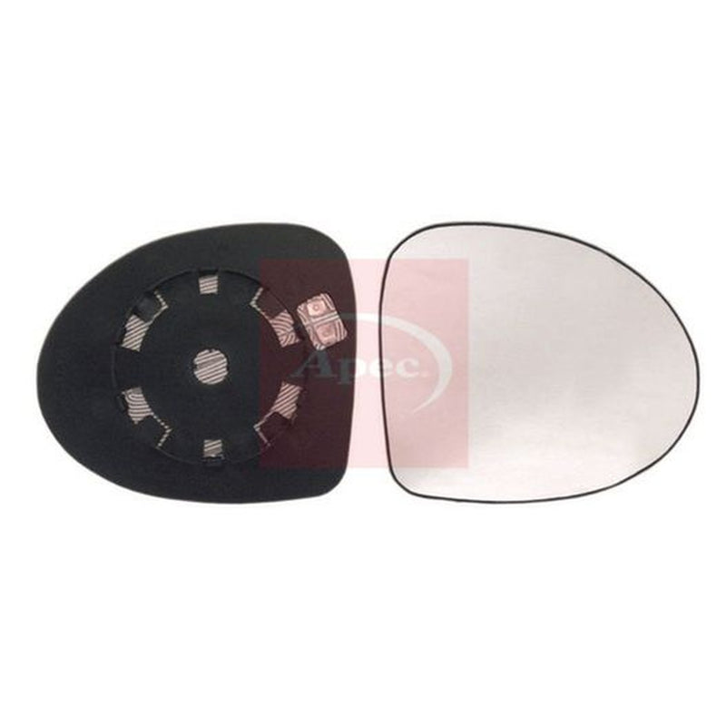 Apec Exterior Wing Mirror Glass Left fits Renault Thalia I 2000-2009 1.5 1.6
