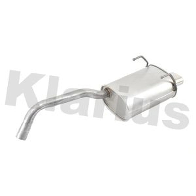 Klarius Box With Tail Pipe Rear fits Fiat 500 2007 on 1.2
