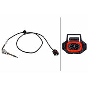 Hella Exhaust Gas Temperature Sensor before soot particul fits Chevrolet Captiva
