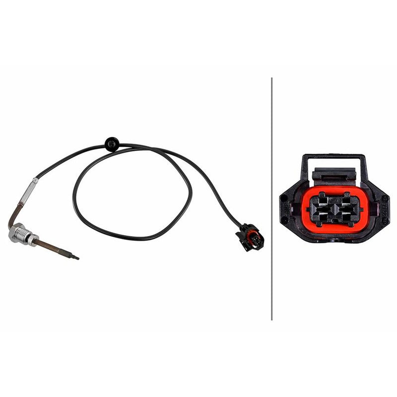 Hella Exhaust Gas Temperature Sensor before soot particul fits Chevrolet Captiva