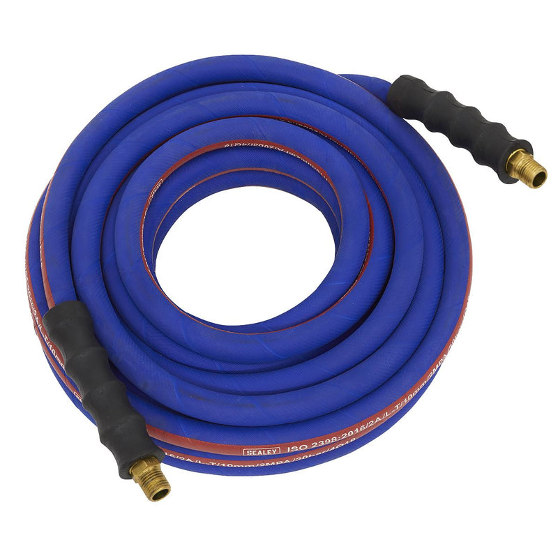 Sealey Extra-Heavy-Duty Air Hose with 1/2"BSP Unions 10m x 13mm AH10R/12 Sealey - Dynamic Drive