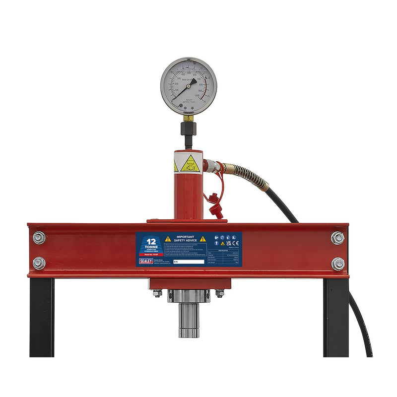 Sealey Hydraulic Floor Type Press 12 Tonne YK12F Sealey - Dynamic Drive