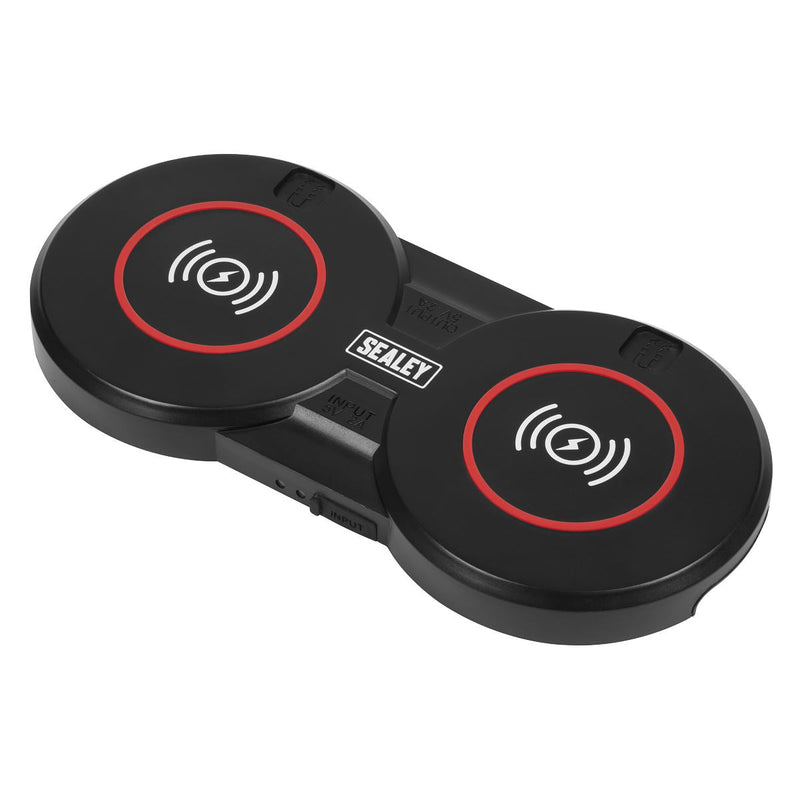 Sealey Wireless Charging Base Double 5V?2A WCB4 Sealey - Dynamic Drive
