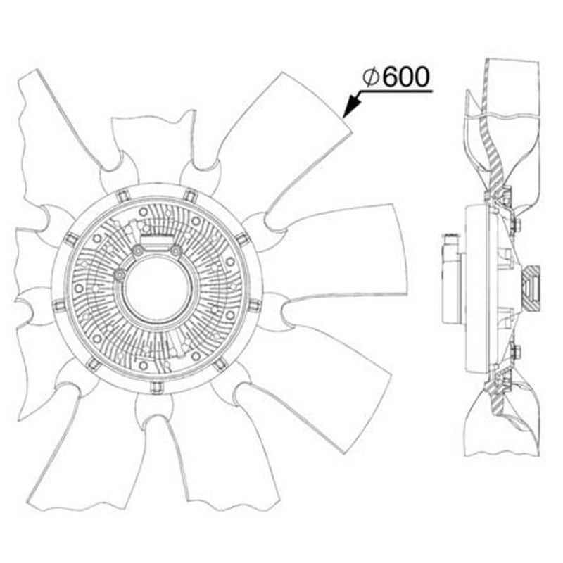 Mahle Engine Cooling Fan
