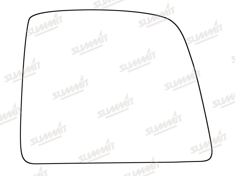 Summit Stick-On Commercial Mirror Glass fits Ford Connect RHS Summit - Bars 4 Cars