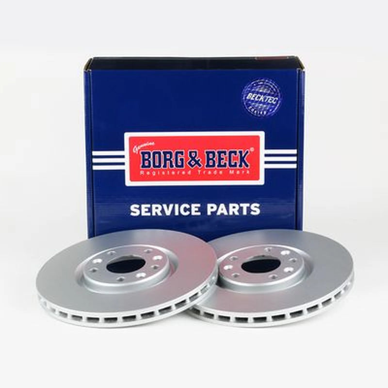 Borg & Beck Front Brake Vented Discs & Pads fits Peugeot Rcz 2010-2015 1.6 2.0