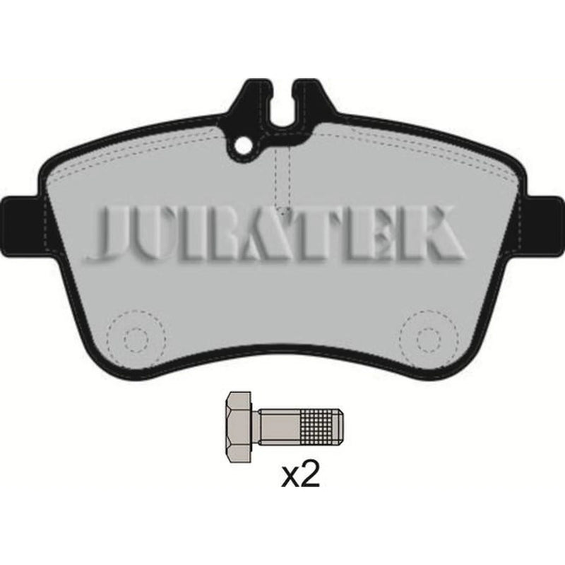 Juratek Front Brake Pad Set fits Mercedes-Benz A-Class 2004-2012