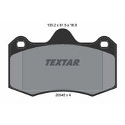 Textar Front Brake Pad Set 2034501