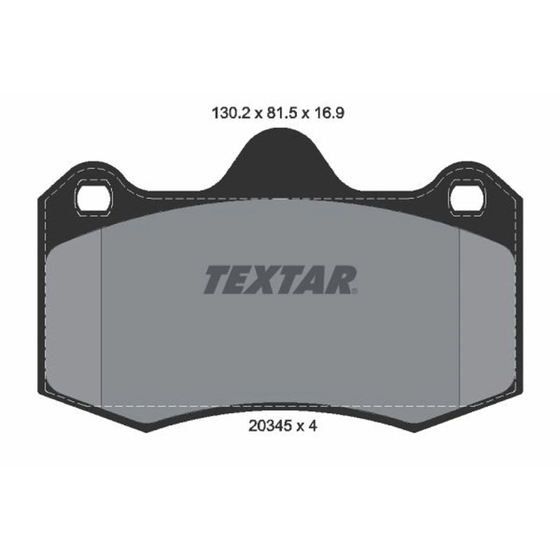 Textar Front Brake Pad Set 2034501