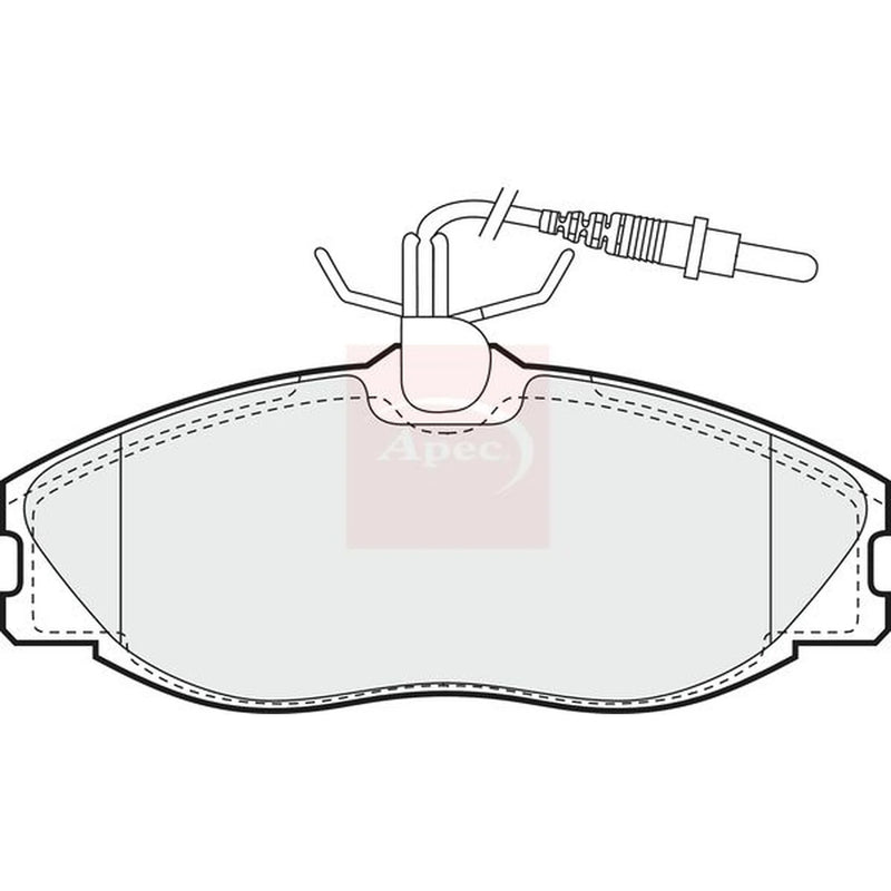 Apec Front Brake Pad Set PAD902