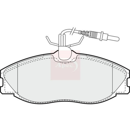 Apec Front Brake Pad Set PAD902