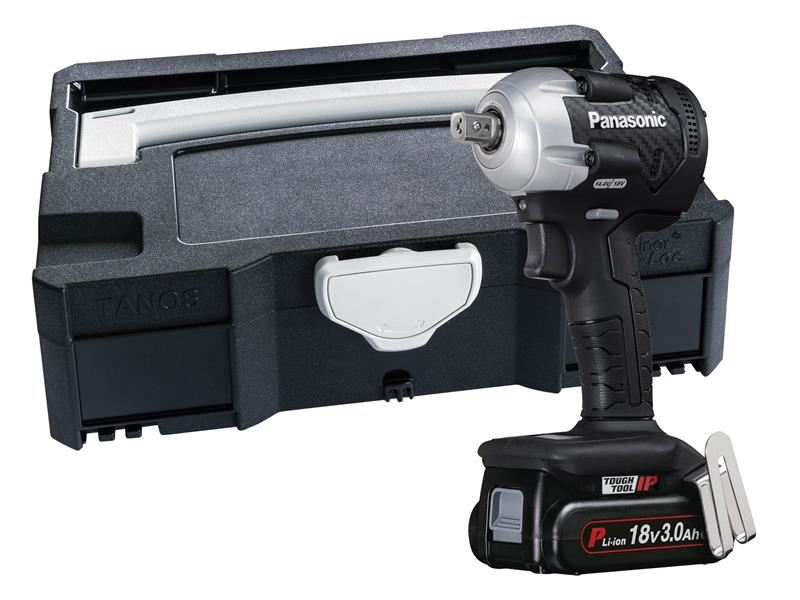 Panasonic EY75A8PN2G 1/2in Impact Wrench & Systainer Case 18V 2 x 3.0Ah Li-ion Panasonic - Dynamic Drive