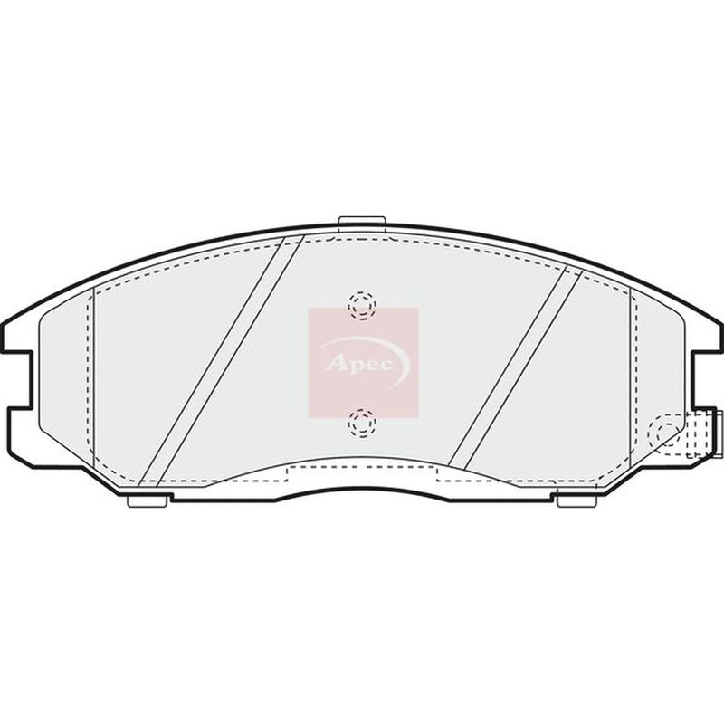 Apec Front Brake Pad Set PAD1163