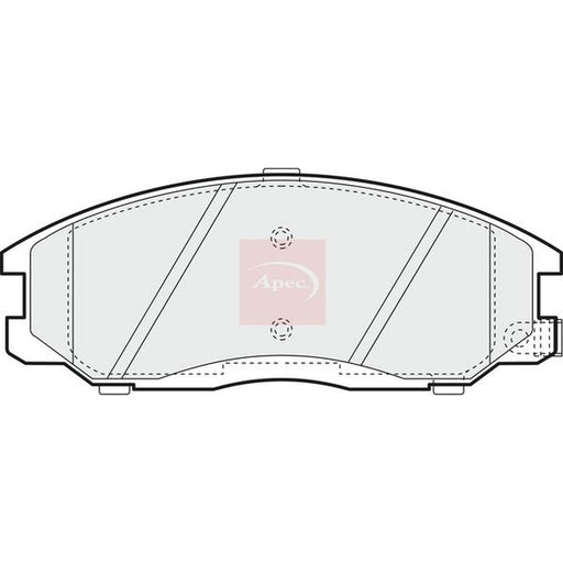 Apec Front Brake Vented Discs & Pads fits Hyundai Xg 1998-2005