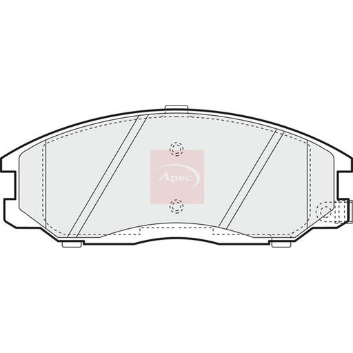Apec Front Brake Pad Set PAD1163