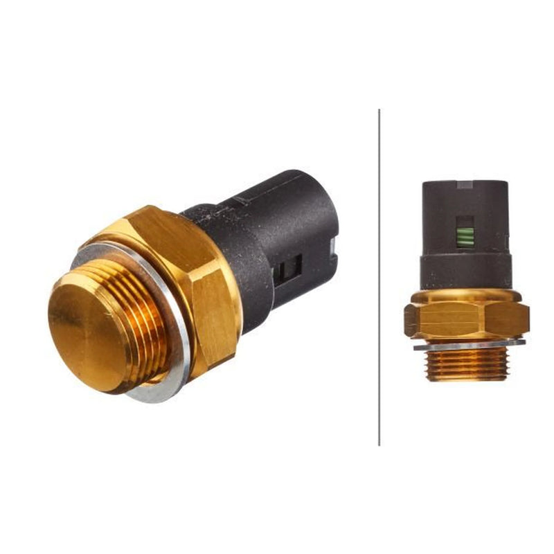Hella Radiator Fan Temperature Switch Connectors fits Renault 19 1988-1996