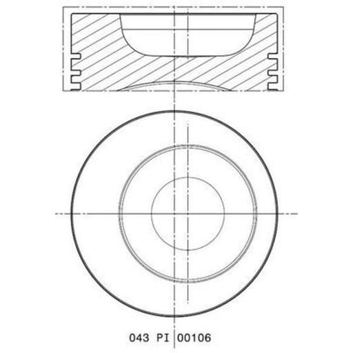 Mahle Piston Cylinder Bore = 86mm 503 48 00