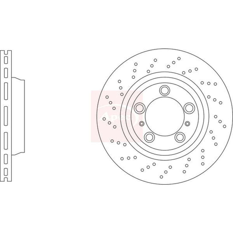 Apec Front / & Rear / Brake Discs & Pads fits Porsche 911 2011-2019 3.8