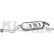 Klarius Box With Tail Pipe Rear fits Mercedes-Benz 124 1984-1993