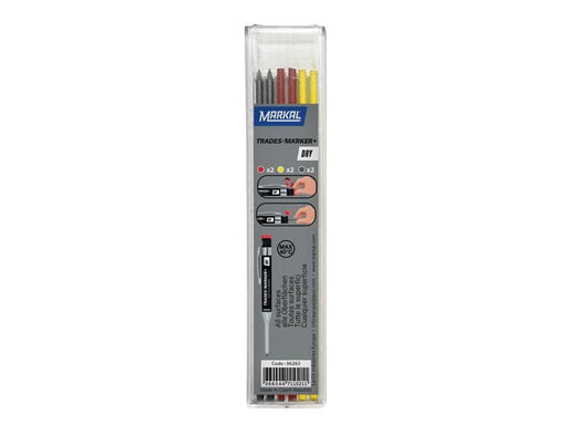 Markal TRADES-MARKER® DRY Assorted Refills (Pack 6) Markal - Dynamic Drive