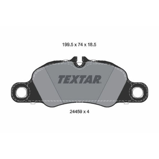 Textar Front Brake Pad Set 2445902
