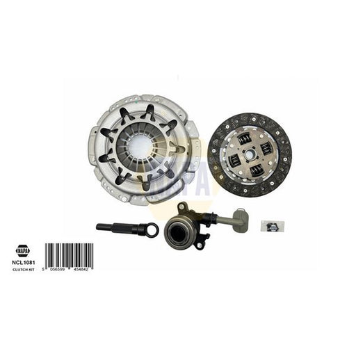 NAPA Clutch Kit Set 3pc fits Nissan Micra C+C III 2005-2009 1.4
