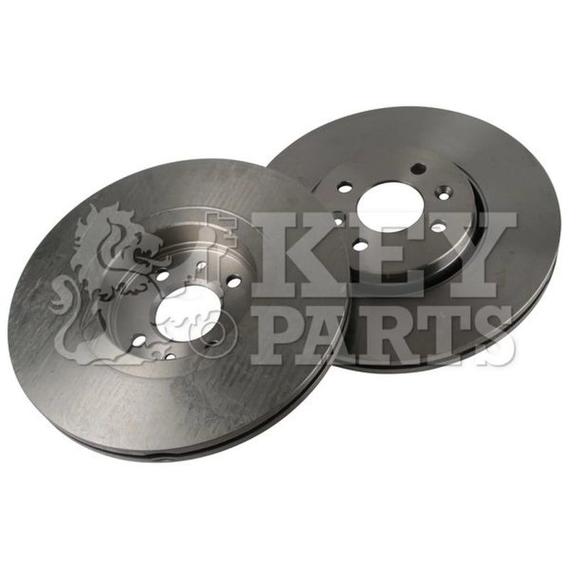 Key Parts Front Brake Discs & Pads fits Renault Scénic II 2003-2009 1.9 2.0