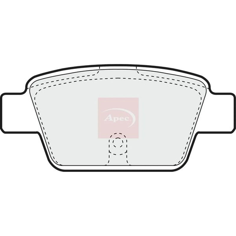 Apec Rear Brake Pad Set PAD1260
