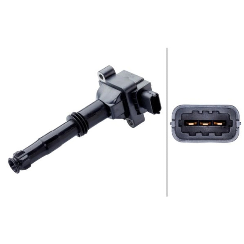Hella Ignition Coil Pack fits Opel Adam 2012-2019 1.2 1.4