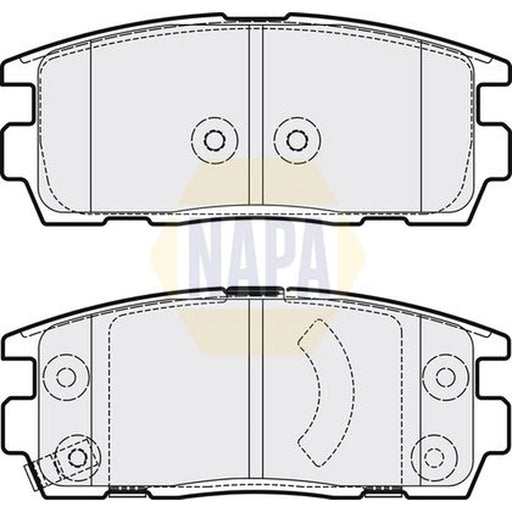 NAPA Rear Brake Pad Set NBP1361