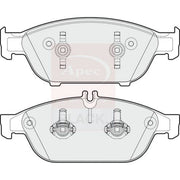 Apec Black Front Brake Pad Set fits Mercedes-Benz E-Class 2011-2016 207.473