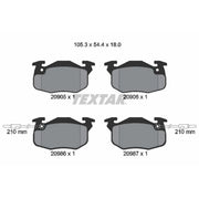 Textar Front Brake Pad Set 2090506