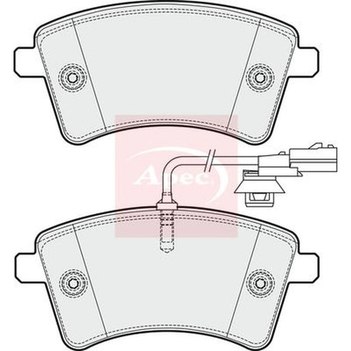 Apec Front Brake Pad Set PAD1900