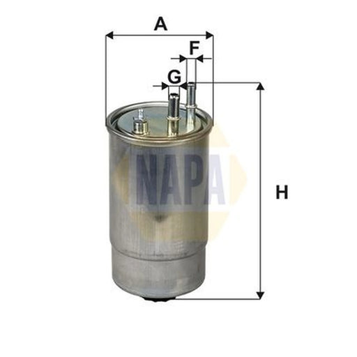 NAPA Fuel Filter Element fits Citroën Relay III 2011 on 3.0