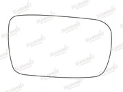Summit Stick-On Standard Mirror Glass fits Toyota Yaris LHS Summit - Bars 4 Cars