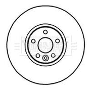 Borg & Beck Front & Rear Brake Discs & Pads fits Volvo XC60 I SUV 2008-2017
