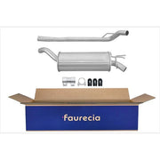 Hella End Silencer Rear fits Renault Twingo I 2001-2007 1.2