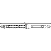 Apec Brake Hydraulic Hose Line Front Right fits Ford Ka 1996-2008 1.3