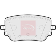 Apec Rear Brake Pad Set fits Mercedes-Benz A-Class 2018-2019