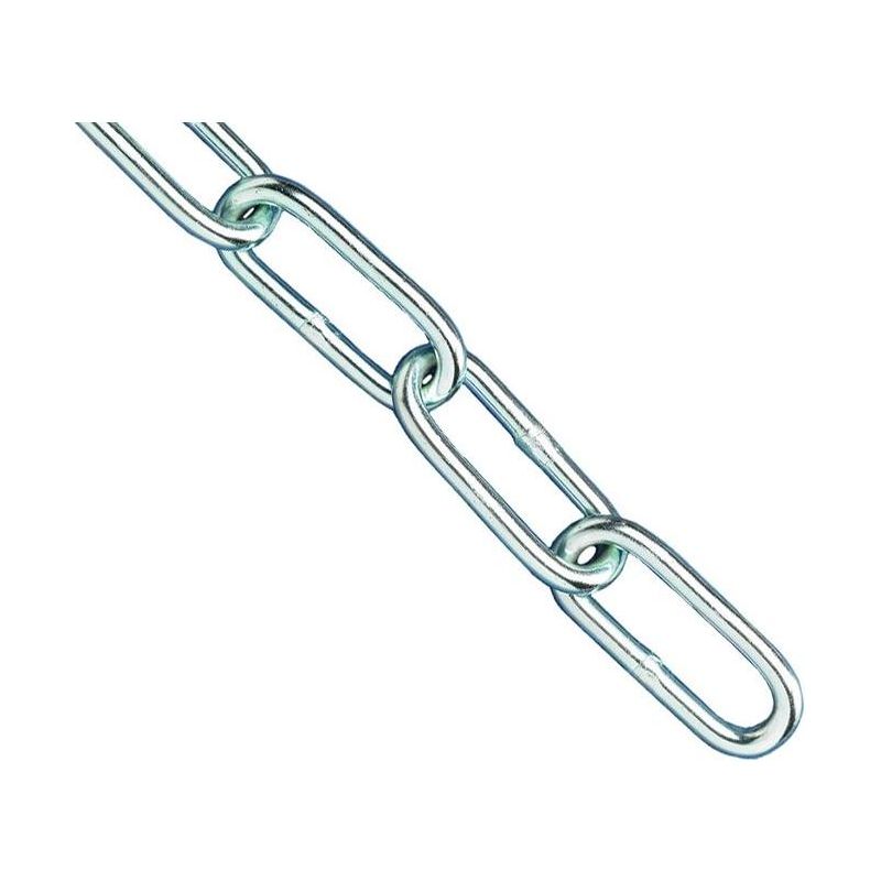 Faithfull Zinc Plated Chain 5mm x 2.5m - Max. Load 160kg Faithfull - NN4 Online