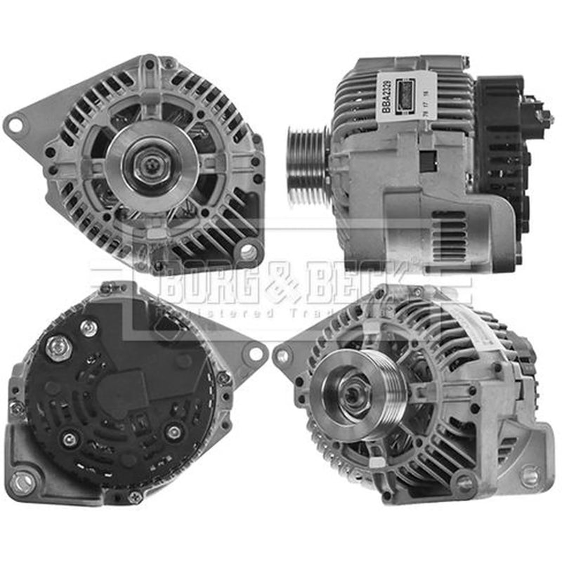 Borg & Beck Car Alternator 12V fits Renault Clio 1998-2009 1.9 2.0