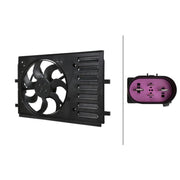 Hella Engine Cooling Fan Left fits Audi A1 2010-2018 1.0 1.2 1.4 1.6