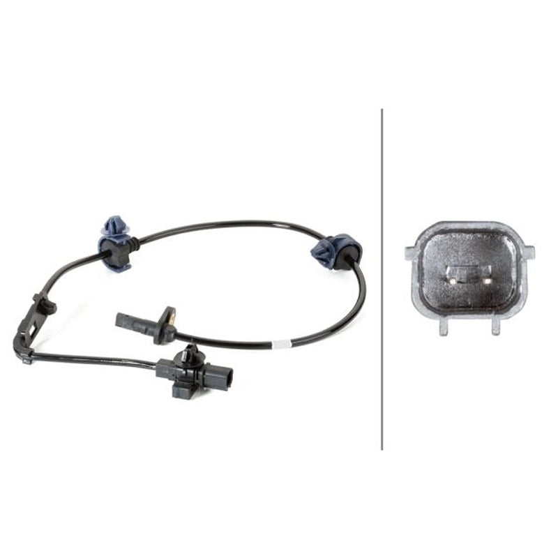 Hella ABS Wheel Speed Sensor Front Right fits Honda Civic VIII 2005-2012