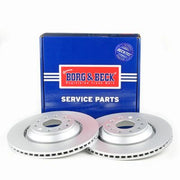 Borg & Beck Front & Rear Brake Discs & Pads fits VW Golf Alltrack VIII 2021-2024