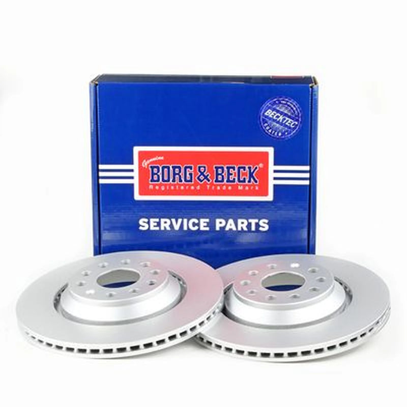 Borg & Beck Front & Rear Brake Discs & Pads fits VW Passat Cc B6 2008-2011 3.6