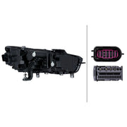Hella Headlight Headlamp LED Left 1LX 016 810-931