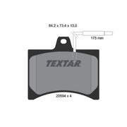 Textar Front Brake Pad Set 2059403